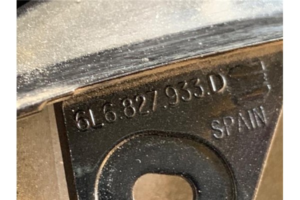 Recambio de aleron trasero para seat ibiza (6l1) 1.9 tdi referencia OEM IAM 6L6827933D  