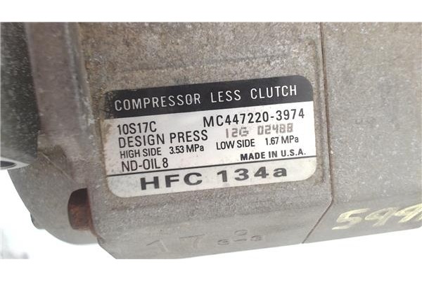 Recambio de compresor aire acond. para jeep cherokee (kj) 2.8 crd extreme referencia OEM IAM MC4472203974 HFC134A 