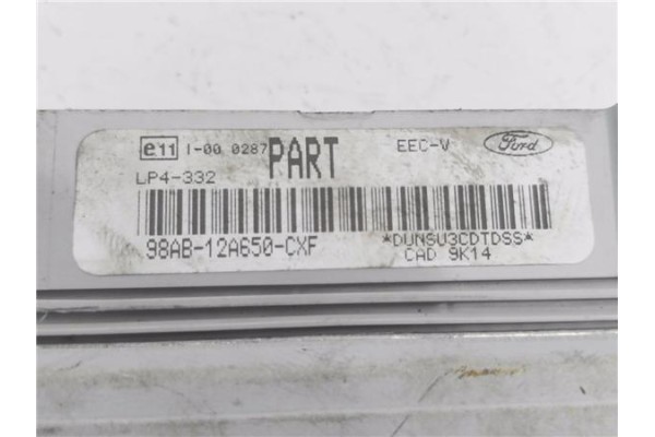 Recambio de centralita para ford focus (daw, dbw) 1.6 16v referencia OEM IAM 98AB12A650CXF  