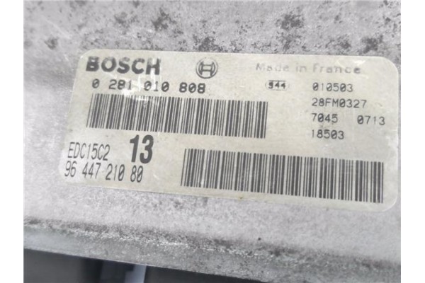 Recambio de centralita para citroen c5 berlina 2.0 hdi (dcrhzb, dcrhze) referencia OEM IAM 9644721080 281010808 