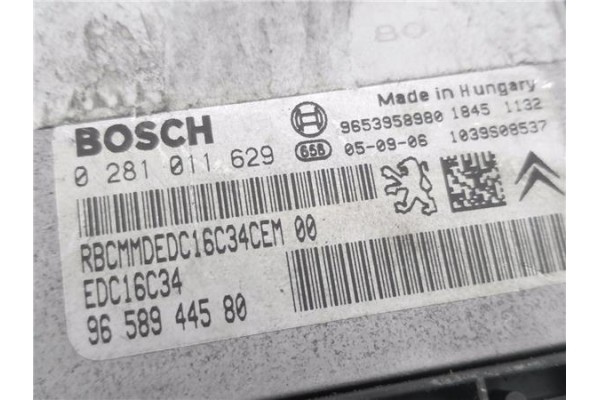 Recambio de centralita para citroen c4 coupe 1.6 vtr plus referencia OEM IAM 9658944580 281011629 