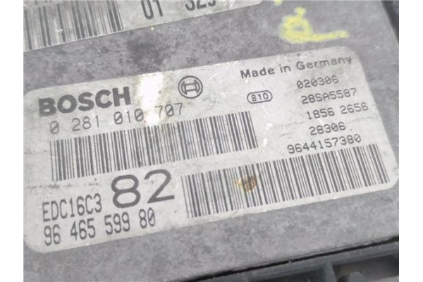 Recambio de centralita para peugeot 206 1.4 xn referencia OEM IAM 9646559980 281010707 