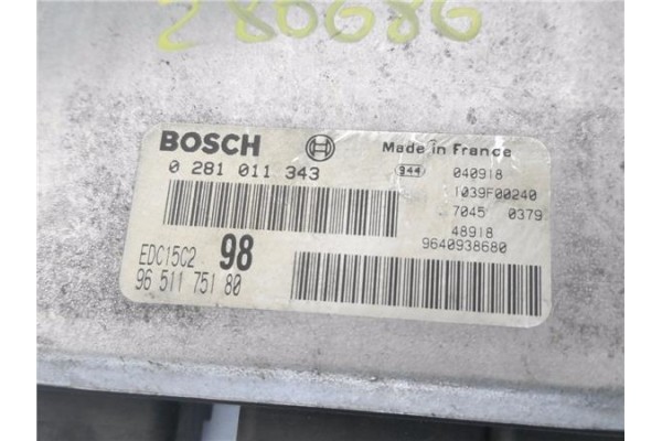 Recambio de centralita para peugeot expert furgón (222) 2.0 hdi referencia OEM IAM 9651175180 281011343 