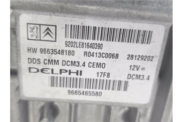 Recambio de centralita para peugeot 407 sw 2.0 hdi 135 referencia OEM IAM 9665465580 9663548180 