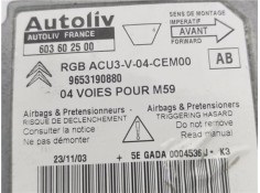 Recambio de centralita airbag para citroen berlingo 2.0 hdi collection combi referencia OEM IAM 9653190880 603602500 