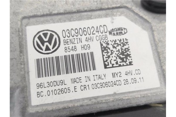 Recambio de centralita para seat ibiza berlina (6j5) 1.4 16v referencia OEM IAM 03C906024CD 8548H09 