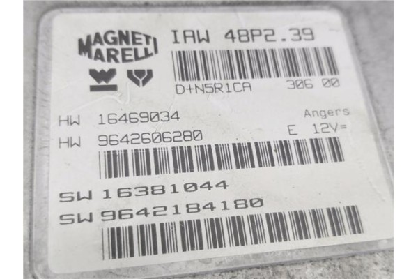 Recambio de centralita para peugeot 406 coupé (s1/s2) 2.0 16v referencia OEM IAM 9642606280 IAW48P239 