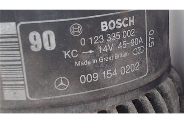 Recambio de alternador para mercedes-benz clase e (bm 210) berlina 2.3 230 (210.037) referencia OEM IAM 0091540202 123335002 