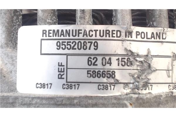 Recambio de alternador para opel meriva 1.6 16v referencia OEM IAM 95520879 6204158 