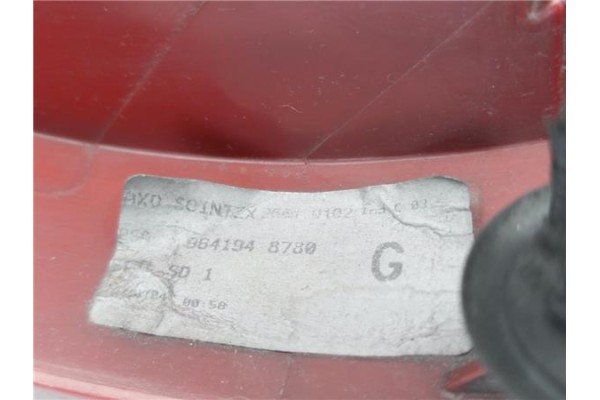 Recambio de piloto trasero izquierdo para peugeot 407 sw 2.0 hdi 135 referencia OEM IAM 9641948780  