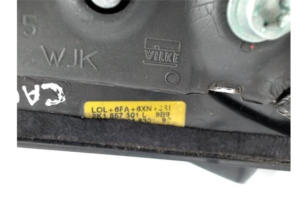 Recambio de retrovisor electrico izquierdo para volkswagen caddy (2k) referencia OEM IAM 2K1857501L  