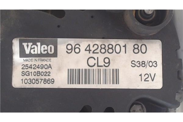 Recambio de alternador para citroen xsara picasso 1.6 referencia OEM IAM 9642880180 2542490A 