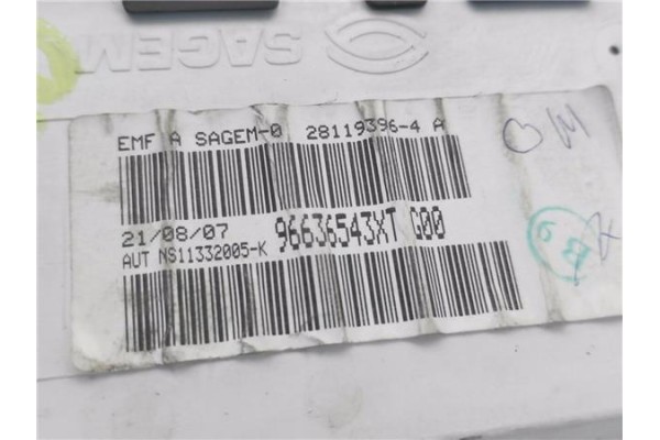 Recambio de reloj horario para peugeot partner (s2) 1.6 hdi 75 referencia OEM IAM 96636543XT 281193964A 