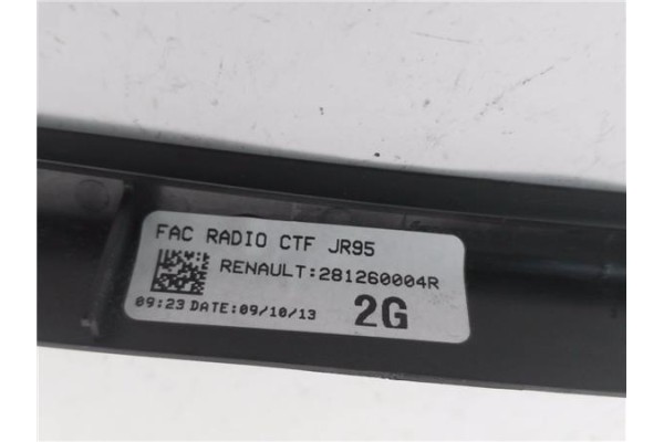 Recambio de embellecedor mando clima para renault grand scénic iii (jz0/1_) 1.5 dci referencia OEM IAM 281260004R 281260001R 