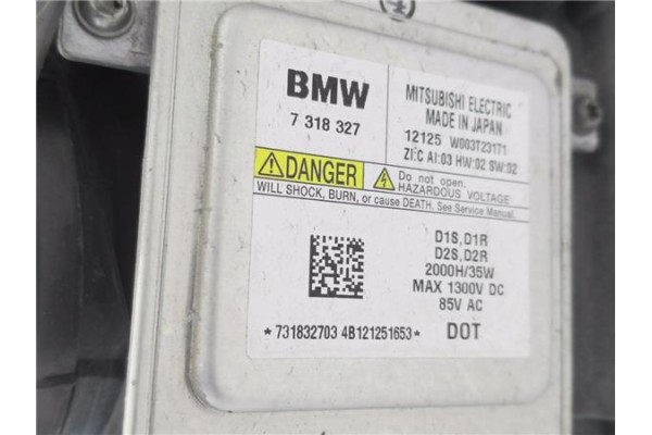 Recambio de faro delantero izquierdo para bmw serie 1 berlina 5p (f20) 1.6 118i referencia OEM IAM A9722967909 7318327 