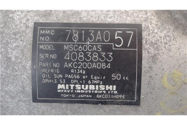 Recambio de compresor aire acond. para mitsubishi colt vii (cz_) 1.3 (z35am, z34am, z33am) referencia OEM IAM 7813A057 AKC200A08