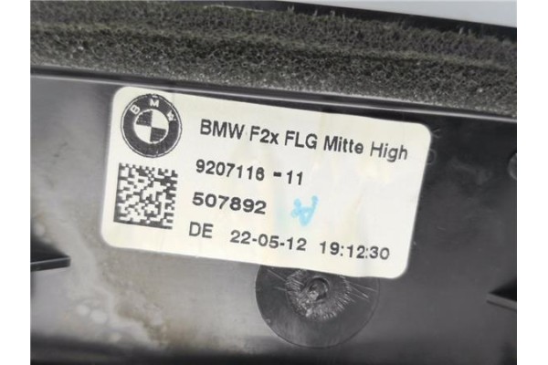 Recambio de rejilla entrada de aire para bmw serie 1 berlina 5p (f20) 1.6 118i referencia OEM IAM 920711611  