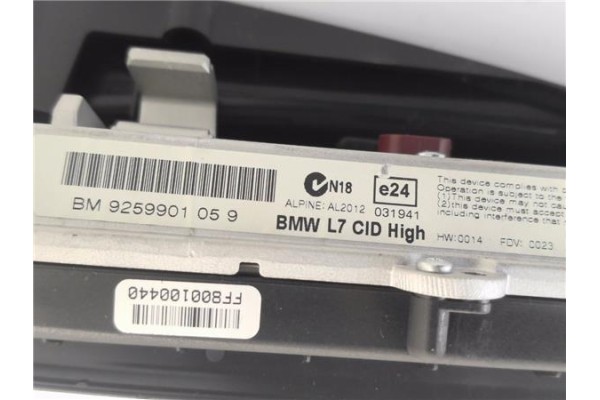 Recambio de pantalla navegador para bmw serie 1 berlina 5p (f20) 1.6 118i referencia OEM IAM 9259901059 1519282Z01 