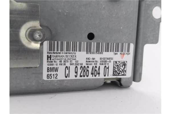Recambio de autoradio para bmw serie 1 berlina 5p (f20) 1.6 118i referencia OEM IAM 928646401 6,08251E+11 