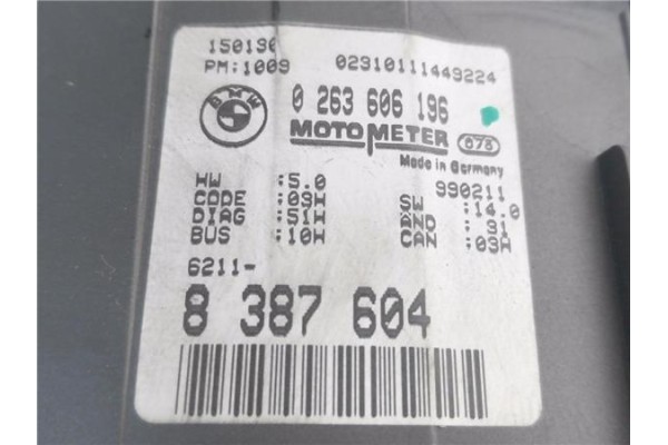 Recambio de cuadro completo para bmw serie 3 berlina (e46) 1.9 318i referencia OEM IAM 8387604 263606196 