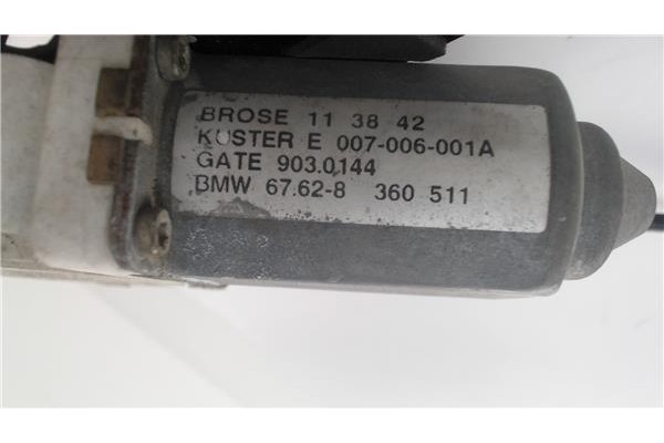 Recambio de mecanismo elevalunas trasero derecho para bmw serie 5 berlina (e39) referencia OEM IAM 67628360511 9030144 8360511 ,