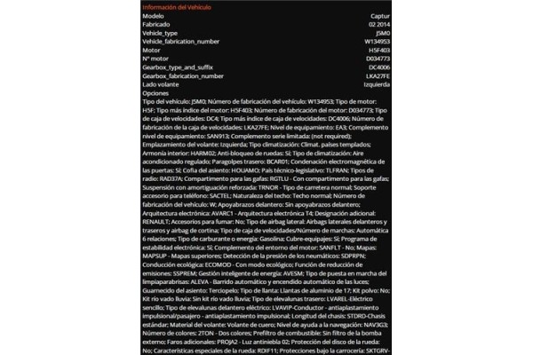 renault captur i del año 2014
