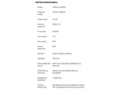 toyota corolla verso (r1) del año 2006