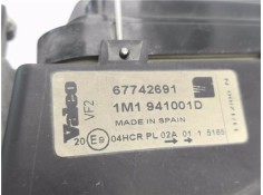 Recambio de faro delantero izquierdo para seat leon (1m1) 1.9 tdi referencia OEM IAM 1M1941001D 67742691 
