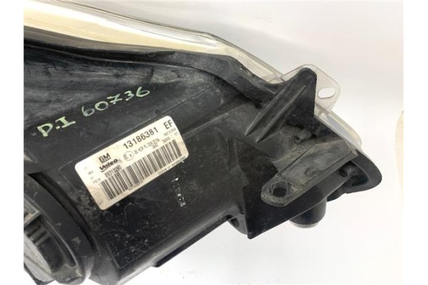 Recambio de faro delantero izquierdo para opel corsa d 1.2 referencia OEM IAM 13186381 89313290 