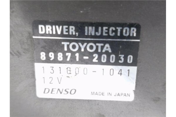 Recambio de centralita para toyota corolla verso (e12) 2.0 d-4d linea terra referencia OEM IAM 8987120030 1310001041 
