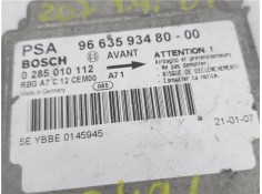 Recambio de centralita airbag para peugeot 207 1.4 16v referencia OEM IAM 9663593480 285010112 
