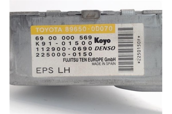 Recambio de centralita para toyota yaris (ksp9/scp9/nlp9) 1.4 d-4d referencia OEM IAM 6900000569  