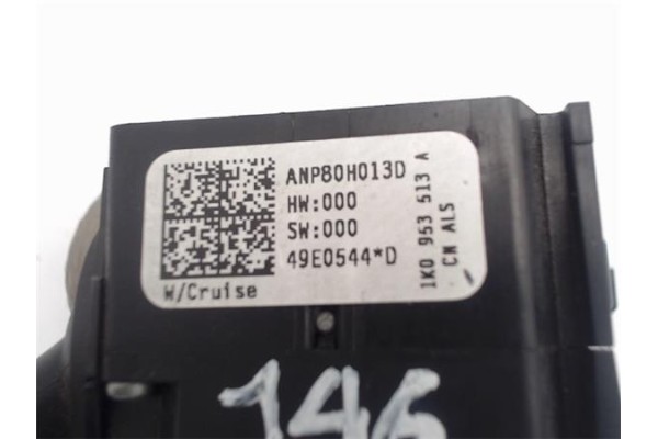 Recambio de mando intermitencia para seat leon (1p1) referencia OEM IAM 1K0953513A  1K0953513F , AUDI | 1K0953513G , AUDI | 1K09