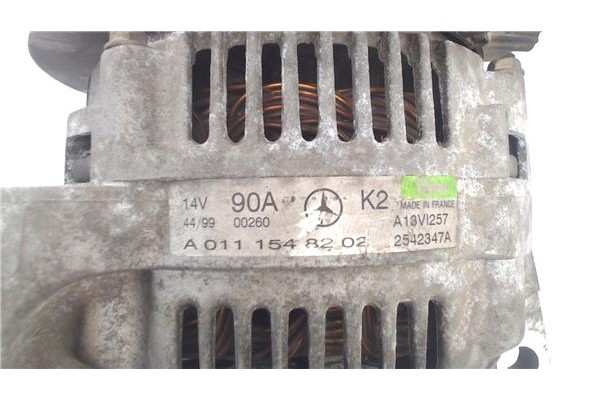 Recambio de alternador para mercedes-benz clase a (bm 168) 1.9 190 (168.032) referencia OEM IAM A0111548202 2542347A 