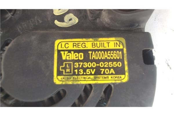 Recambio de alternador para hyundai atos prime (mx) 1.1 referencia OEM IAM 3730002550 TA000A55601 