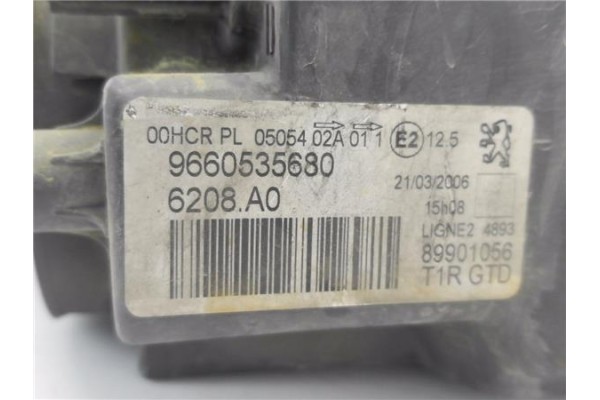 Recambio de faro delantero izquierdo para peugeot 206 cc cabrio-coupé 1.6 16v referencia OEM IAM 9660535680  
