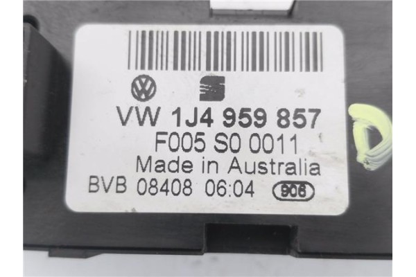 Recambio de mando elevalunas delantero izquierdo para seat leon (1m1) 1.6 referencia OEM IAM 1J4959857 F005S00011 
