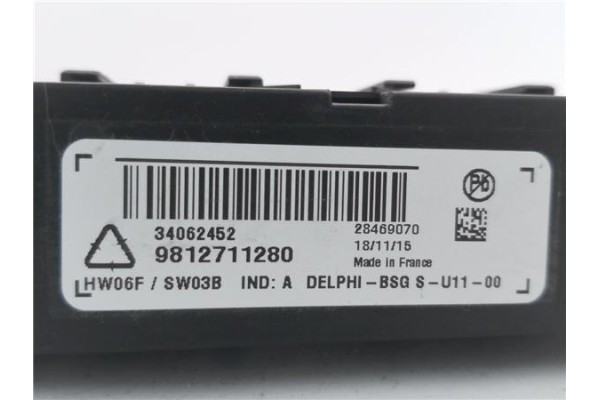 Recambio de modulo electronico para citroen c4 grand picasso/spacetourer 1.6 attraction referencia OEM IAM 9812711280  