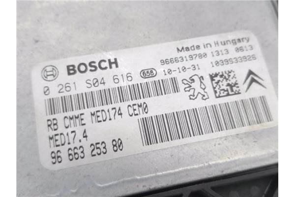 Recambio de centralita para peugeot 5008 1.6 premium referencia OEM IAM 9666325380 0261S04616 