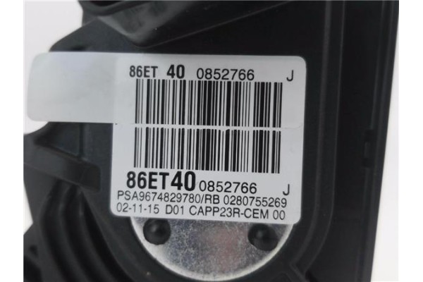 Recambio de pedal acelerador para citroen c4 grand picasso/spacetourer 1.6 attraction referencia OEM IAM 86ET40  