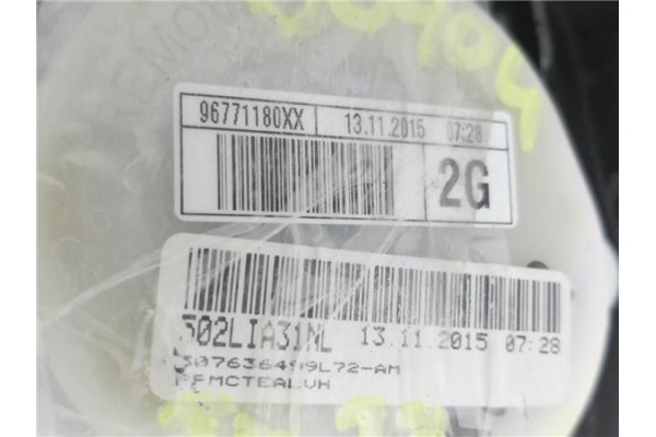 Recambio de cinturon seguridad trasero izquierdo para citroen c4 grand picasso/spacetourer 1.6 attraction referencia OEM IAM 967