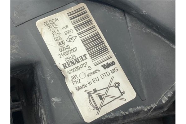 Recambio de faro xenon derecho para renault espace iv (jk0) 2.0 dci (jk01, jk03) referencia OEM IAM 8200394707  
