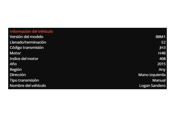 dacia sandero ii del año 2015