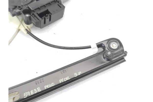 Recambio de mecanismo elevalunas trasero derecho para volkswagen polo v (6r1) 1.4 advance referencia OEM IAM 6R0959812N  