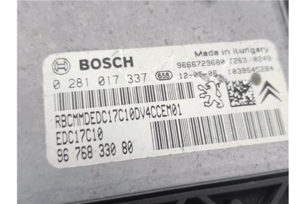 Recambio de centralita para citroen c3 1.4 attraction referencia OEM IAM 9676833080 281017337 