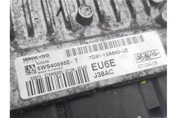 Recambio de centralita para ford mondeo iv turnier 2.0 tdci referencia OEM IAM 7G9112A650UE 5WS40595E 