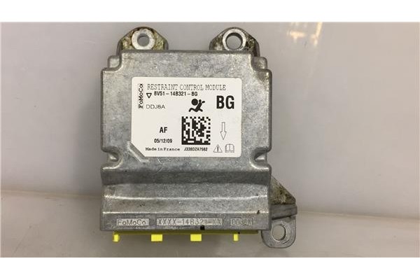 Recambio de centralita airbag para ford fiesta vi 1.6 tdci referencia OEM IAM 8V5114B321BG DDJ8A Recambio de centralita airbag para ford fiesta vi 1.6 tdci referencia OEM IAM 8V5114B321BG DDJ8A
