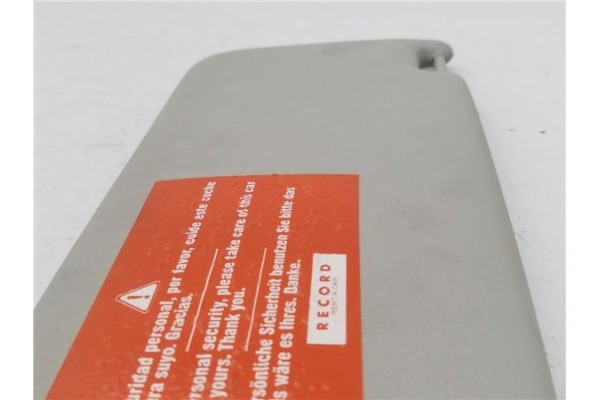 Recambio de parasol izquierdo para seat altea (5p1) 1.9 tdi referencia OEM IAM 6Q0857551E 5P0857551D 