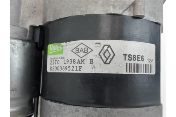 Recambio de motor arranque para renault twingo ii 1.2 authentique referencia OEM IAM 8200369521F 21I01938AMB 