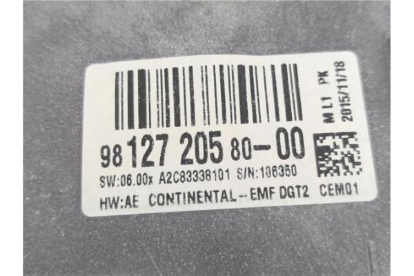 Recambio de pantalla para citroen c4 grand picasso/spacetourer 1.6 attraction referencia OEM IAM 9812720580 A2C83338101 